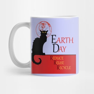 Chat Noir Earth Day Mug